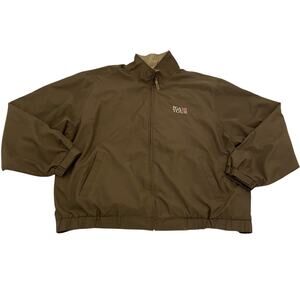 PGA Tour Collection Size XL Bomber Casual Jacket Zip Up Lined Olive Green Tan